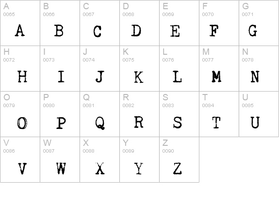 Kingthings Trypewriter details - Free Fonts at FontZone.net