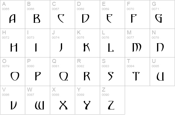 KlingonDagger details - Free Fonts at FontZone.net