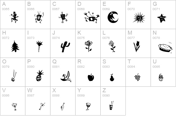 KlunderScript-Kreatures details - Free Fonts at FontZone.net