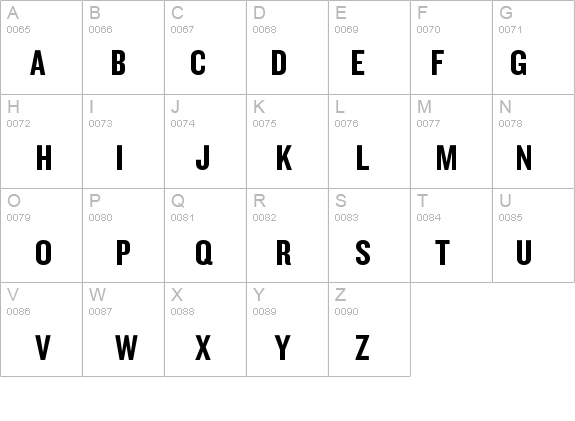 Knockout-HTF49-Liteweight details - Free Fonts at FontZone.net
