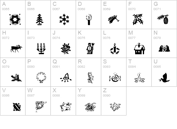 KR Christmas Time 2 details - Free Fonts at FontZone.net