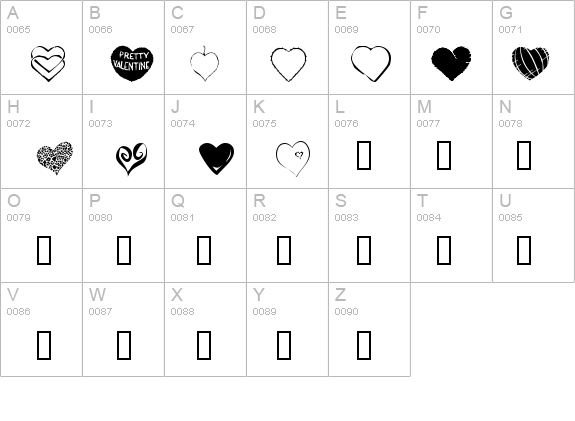 KR Heartfelt details - Free Fonts at FontZone.net