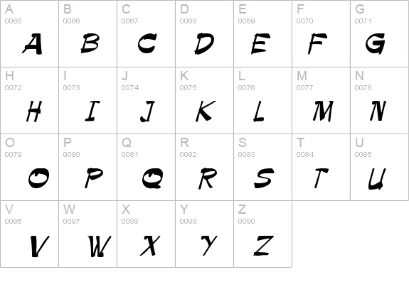 Krimpe details - Free Fonts at FontZone.net