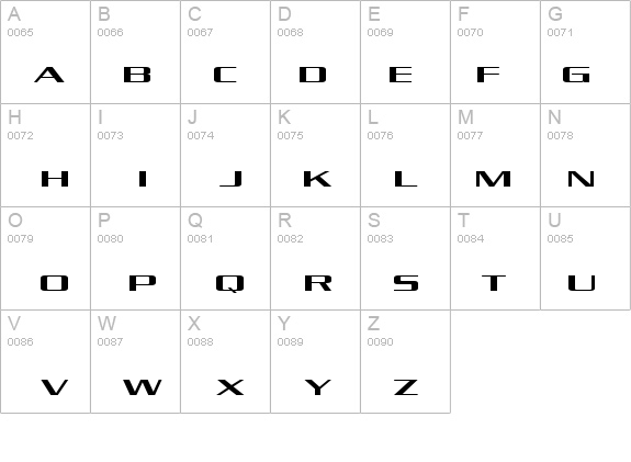 Kubra_Extended details - Free Fonts at FontZone.net