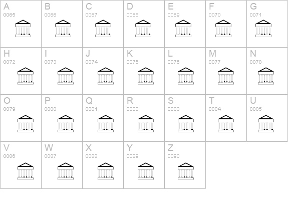 Landmarks details - Free Fonts at FontZone.net