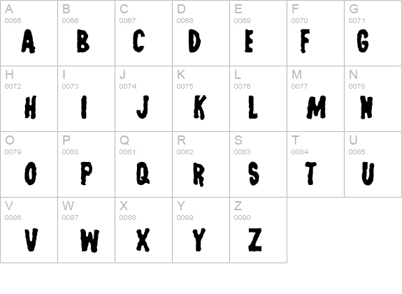 Last Man on Earth details - Free Fonts at FontZone.net