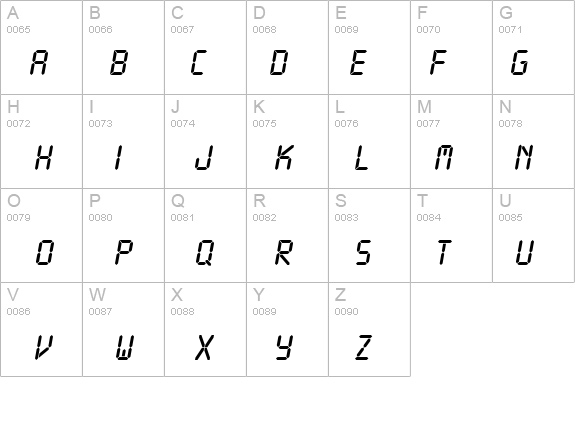 LcdPlain details - Free Fonts at FontZone.net