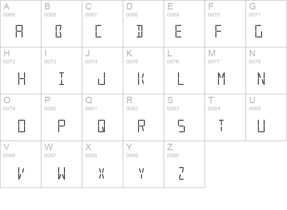 LED Real Regular details - Free Fonts at FontZone.net