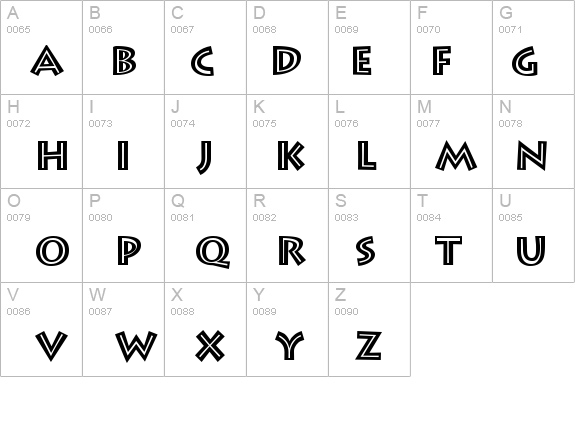 LeeToscaniniInlineSH details - Free Fonts at FontZone.net