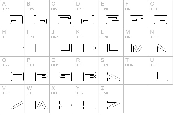 Legion Outline details - Free Fonts at FontZone.net