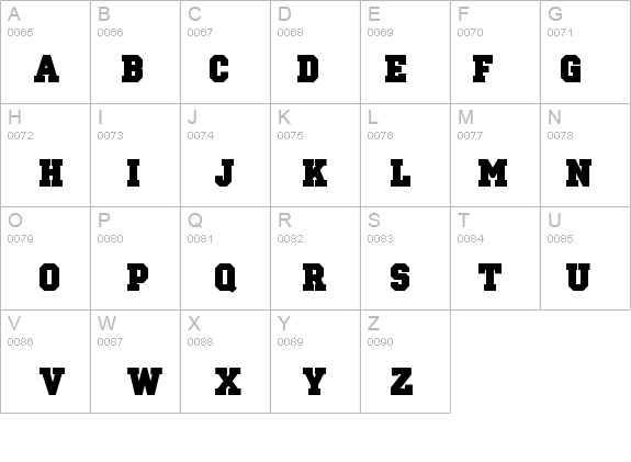 LettermanSolid Regular details - Free Fonts at FontZone.net