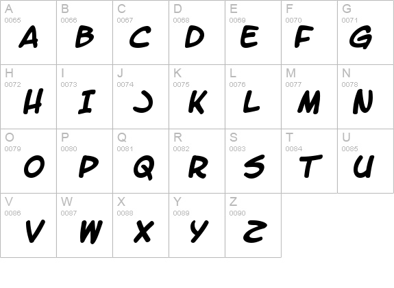 LetterOMatic! Bold details - Free Fonts at FontZone.net