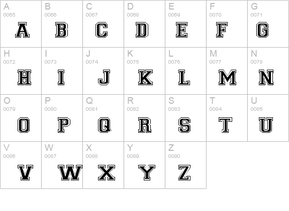 LetterSweater Outline SSi Normal details - Free Fonts at FontZone.net