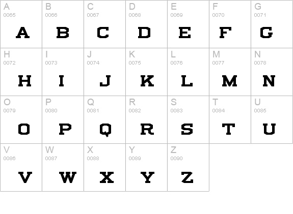 LHF Full Block details - Free Fonts at FontZone.net