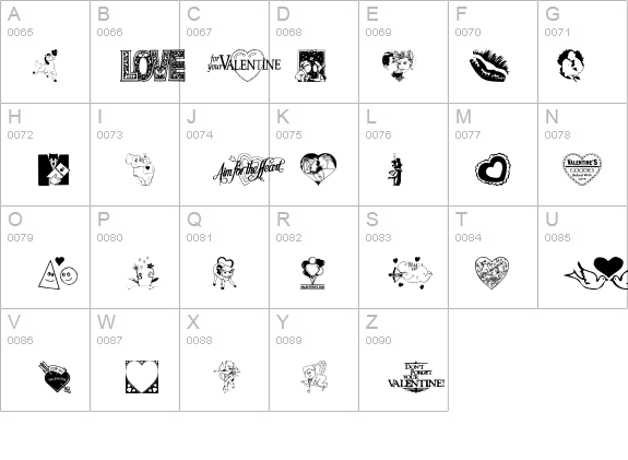 LovePoision details - Free Fonts at FontZone.net