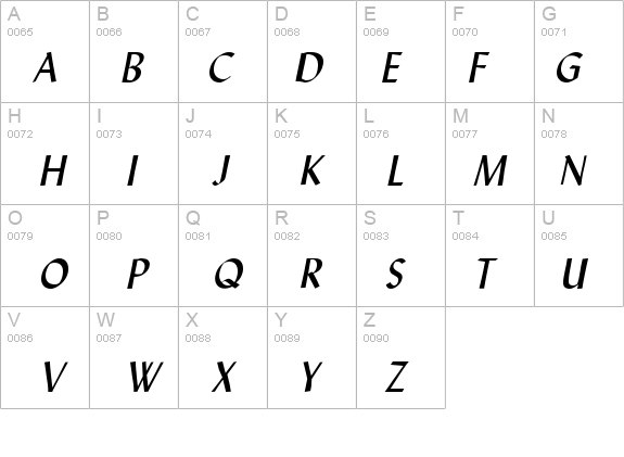 Lynda Italic details - Free Fonts at FontZone.net