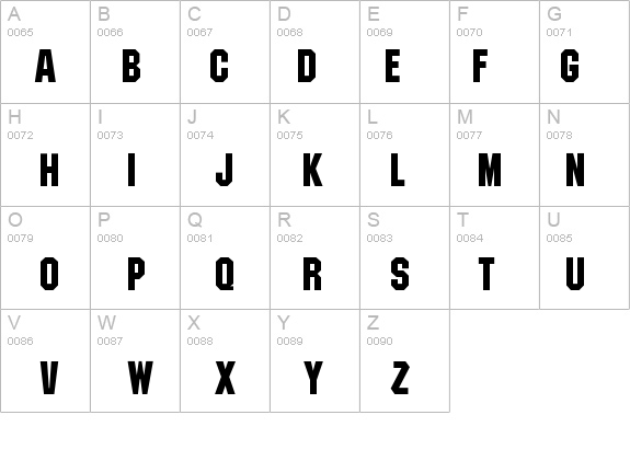 MachineFont details - Free Fonts at FontZone.net