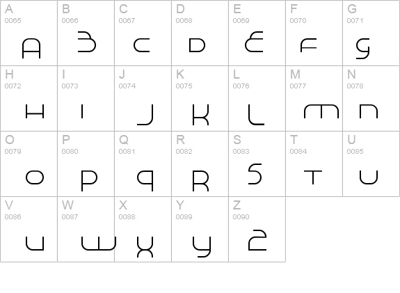 Made in Space details - Free Fonts at FontZone.net