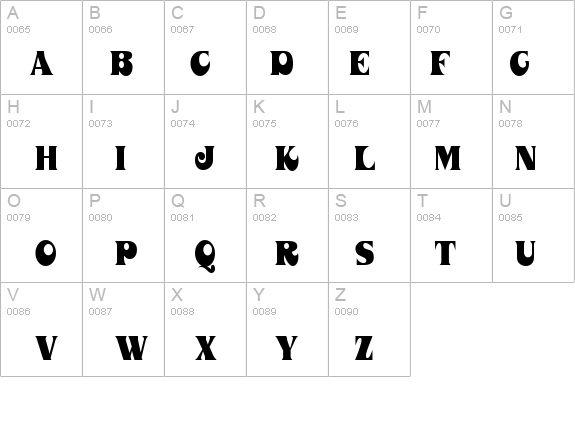 Mahaney Regular details - Free Fonts at FontZone.net