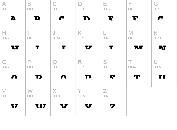 Main Strike Half Fill details - Free Fonts at FontZone.net