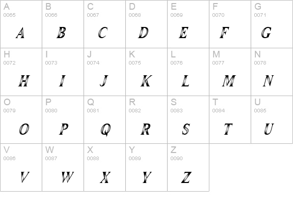 Maranallo High Italic details - Free Fonts at FontZone.net