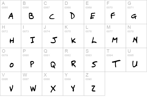 MarcelsHand Regular details - Free Fonts at FontZone.net