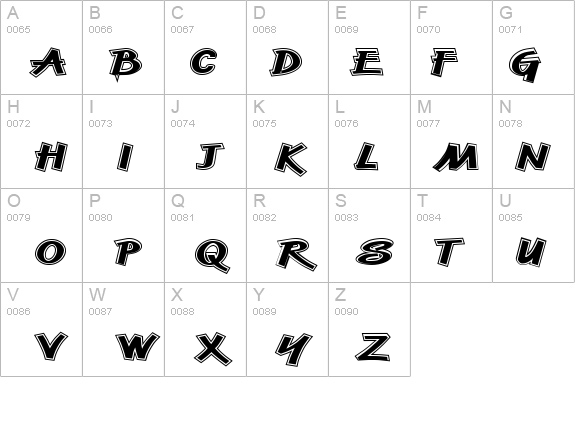 MarkfontÂ© Wide Inline details - Free Fonts at FontZone.net