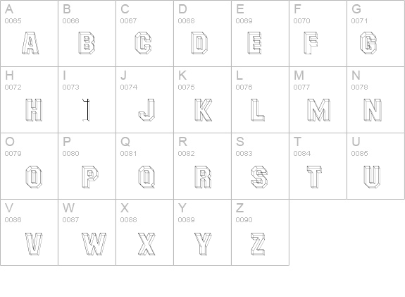 MasheenIIID details - Free Fonts at FontZone.net