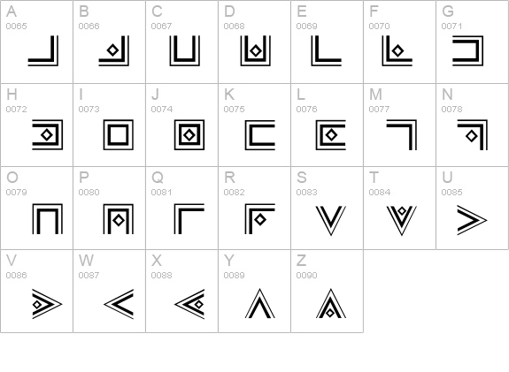 Masonic Cipher & Symbols  details - Free Fonts at FontZone.net