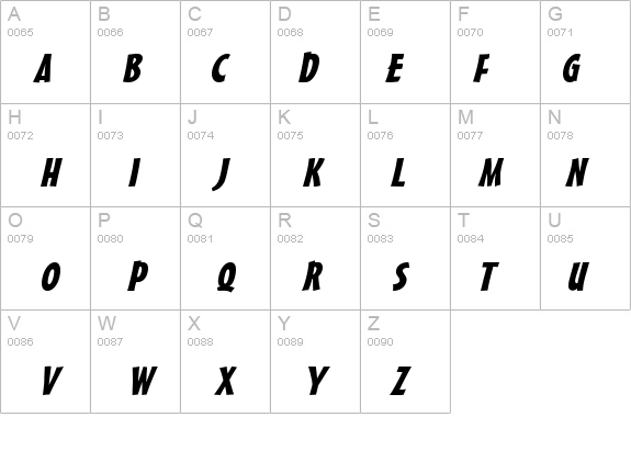 Massey Wide Italic details - Free Fonts at FontZone.net