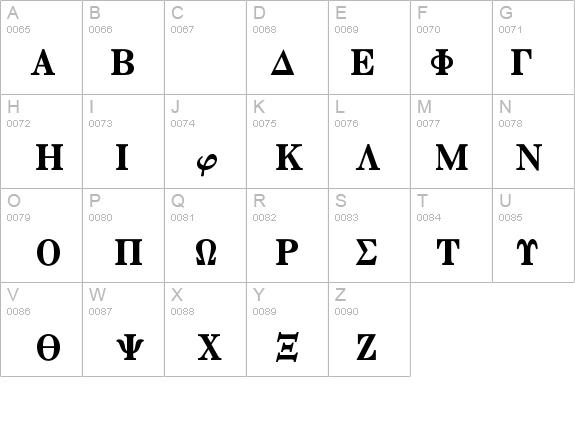 MathTechnicalP13 details - Free Fonts at FontZone.net