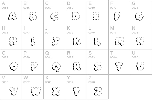 McKloud Shadow details - Free Fonts at FontZone.net