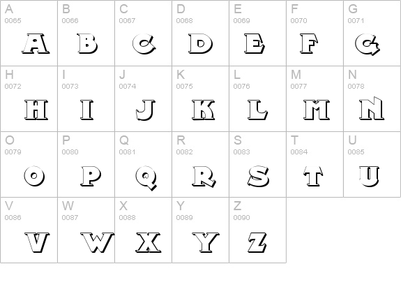 Midland Rail Shadow NF details - Free Fonts at FontZone.net