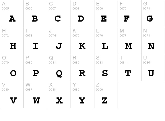 Monument Normal details - Free Fonts at FontZone.net