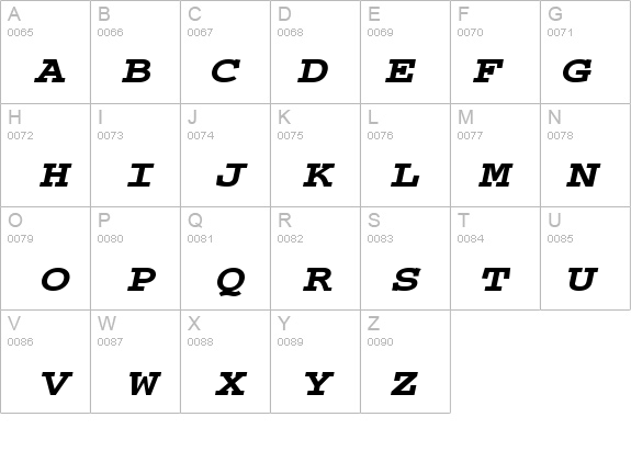 MonumentExtended Italic details - Free Fonts at FontZone.net