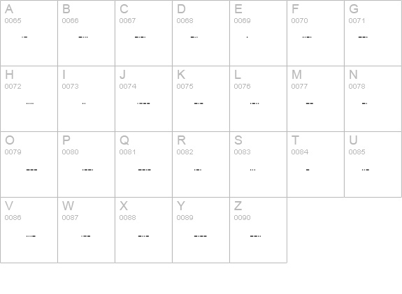 Morse Code details - Free Fonts at FontZone.net