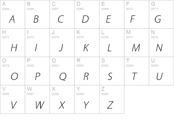 MyriadPro-LightIt details - Free Fonts at FontZone.net