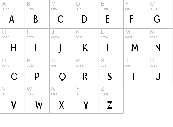 Oak-Ridge-Condensed Normal details - Free Fonts at FontZone.net