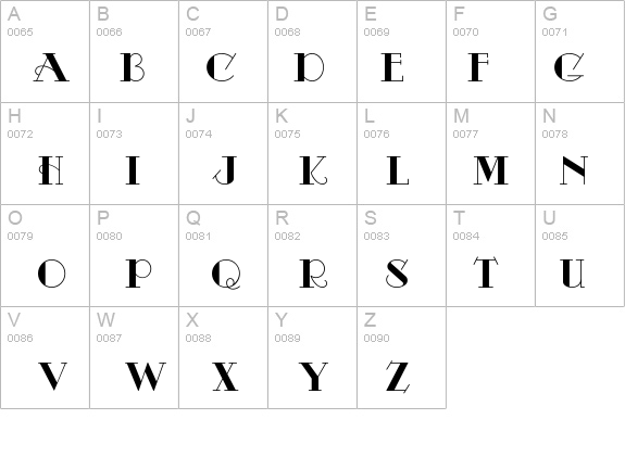 Odalisque details - Free Fonts at FontZone.net