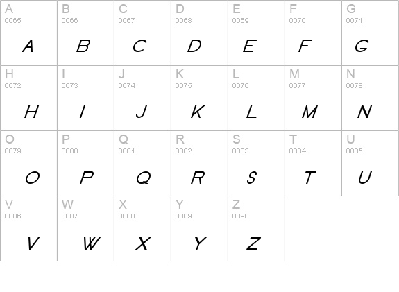 Old Republic Italic details - Free Fonts at FontZone.net