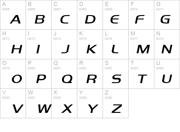 Orbit-Extended Bold Italic details - Free Fonts at FontZone.net