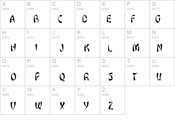 Orient1-Condensed Normal details - Free Fonts at FontZone.net