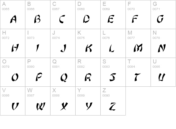 Orient1 Italic details - Free Fonts at FontZone.net
