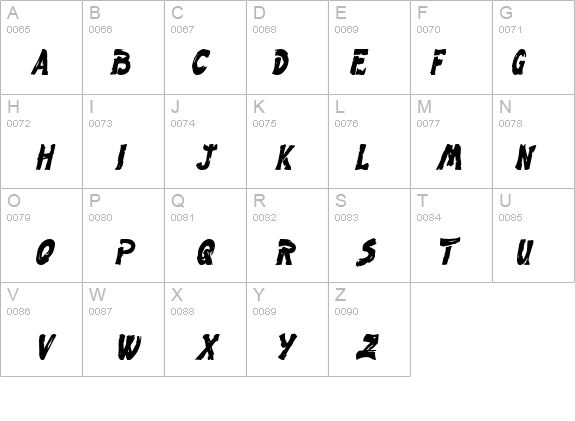 Paint-Condensed Italic details - Free Fonts at FontZone.net
