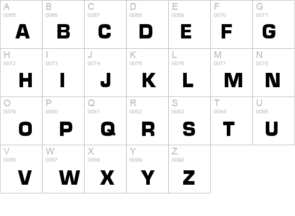 Palindrome Black SSi Bold details - Free Fonts at FontZone.net