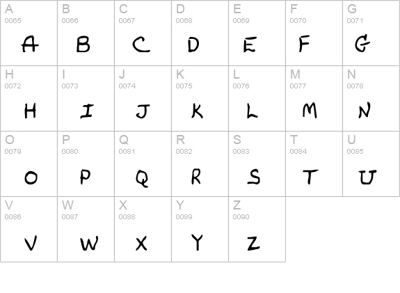 Parker's Hand Bold details - Free Fonts at FontZone.net