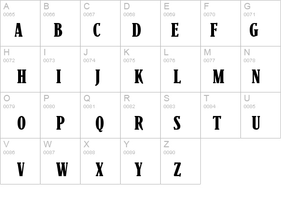 Parkinson-CondensedBold details - Free Fonts at FontZone.net