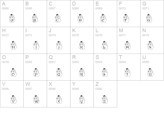 pf_snowman2 details - Free Fonts at FontZone.net