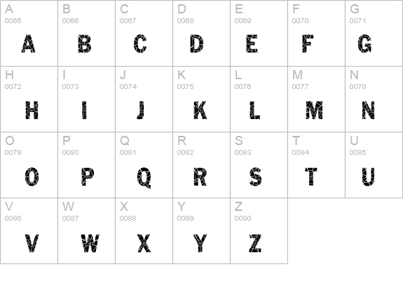 Philadelphia-Cracked-Condensed Normal details - Free Fonts at FontZone.net