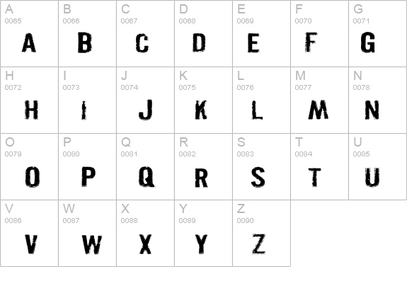 Pistolgrip details - Free Fonts at FontZone.net